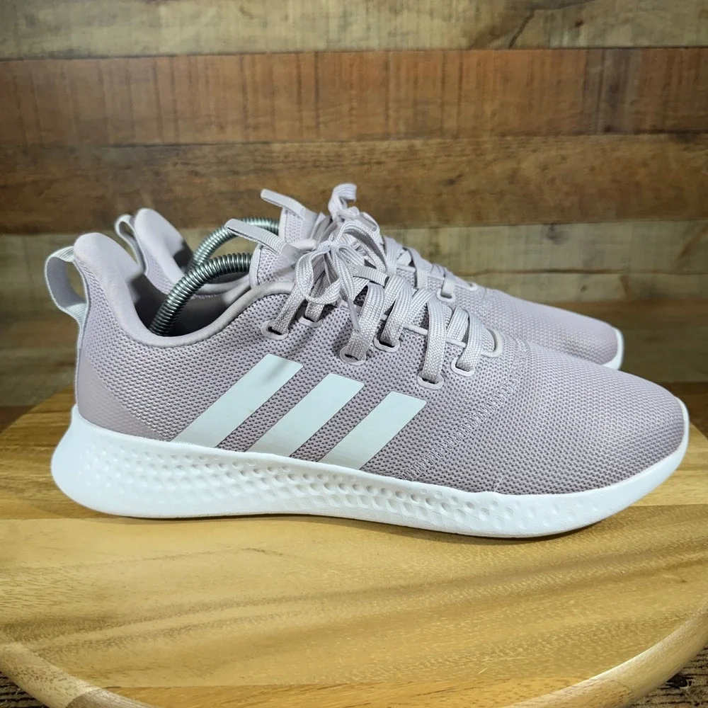 Adidas Sneakers Womens 11 Purple Athletic Shoe Puremotion H00585 Cloudfoam Mesh